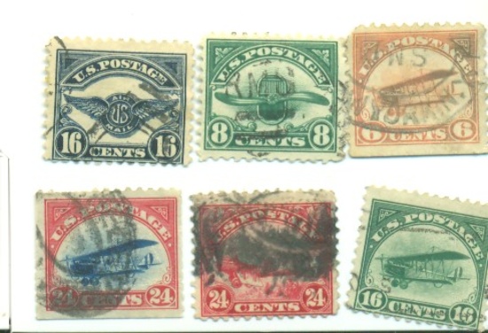 U.S. AIRMAIL STAMPS