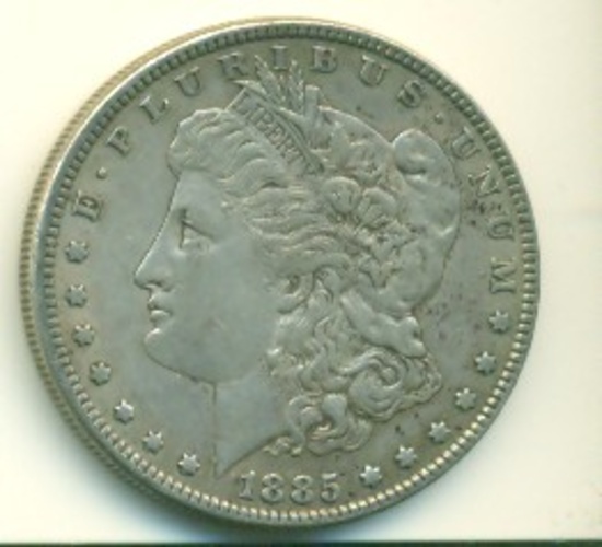 1885 MORGAN SILVER DOLLAR