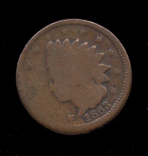 1863 ... Civil War Token ... Not One Cent