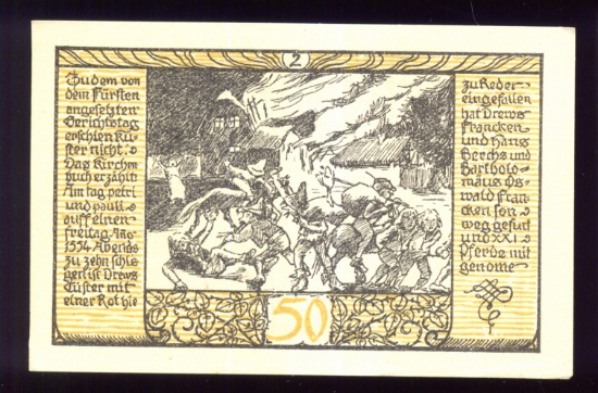1921 Notgeld ... CU ... Old German Money