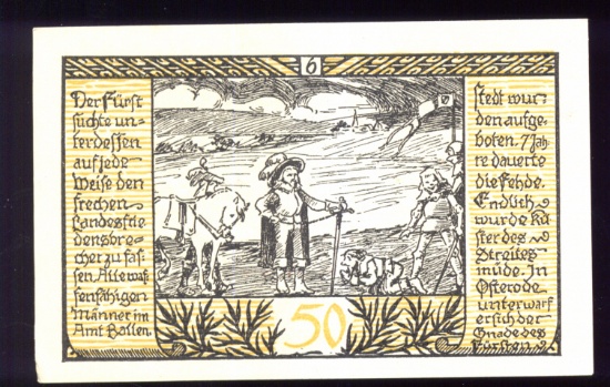 1921 Notgeld ... CU ... Old German Money