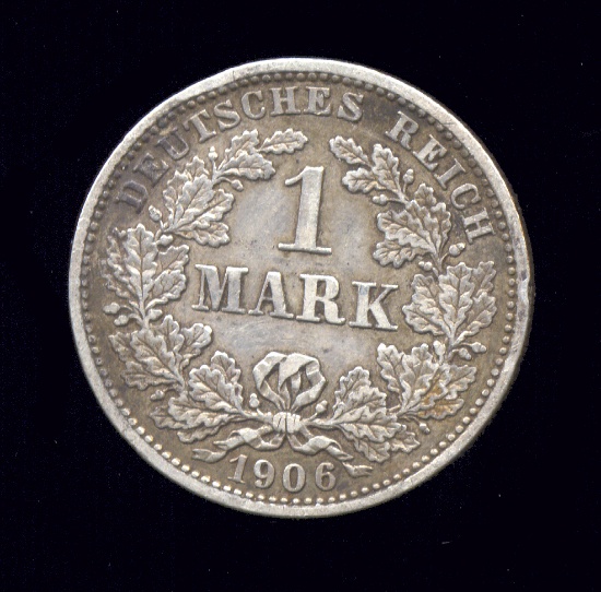 1906-D ... 1 Mark ... Silver ... Germany