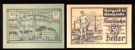 2 Note Set - 1920 Notegeld