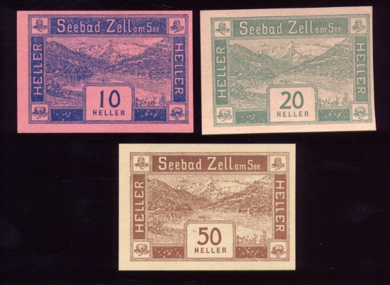 3 Note Set - 1920 Notegeld