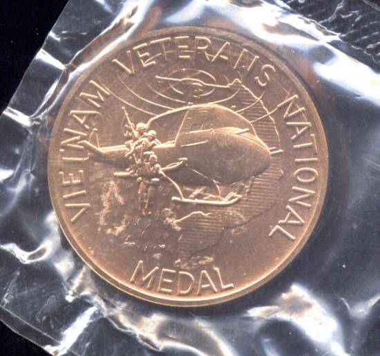 Vietnam Veterans National Medal ... About dollar size