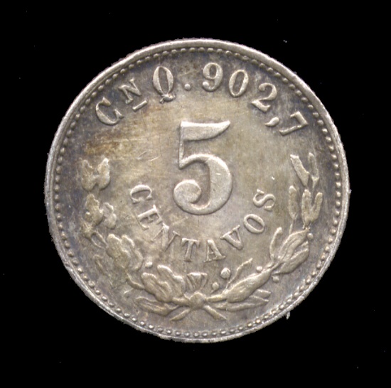 1901 ... 5 Centavos Silver ... Mexico