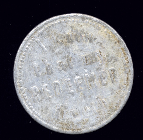 Religious Theme ... Old Worn Token