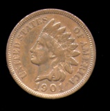 1901 ... F Fine ... Indian Head Penny