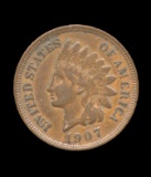 1907 ... XF Extra Fine ... Indian Head Penny