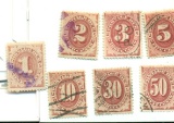 EARY POSTAGE DUE STAMPS
