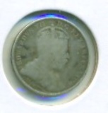 1902-H CANADIAN SILVER 5 CENTS