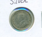 1919 SILVER CANADIAN 5 CENTS