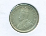 1917 CANADIAN SILVER 5 CENTS