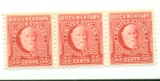 STRIP OF 3 IRS DOC STAMPS