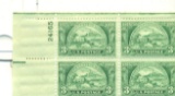 PLATE BLK OF 4 MNH 3c STAMPS