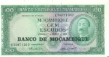 BANCO DE MOCAMBIQUE 100 ESCUDOS