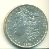 1884-O MORGAN SILVER DOLLAR