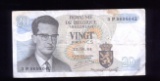 20 Francs ... Belgium Old Bank Note