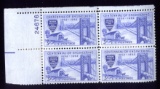 OLD 3 Cents Stamps ... Plate Block of 4 ... Post Office Fresh ... MNH