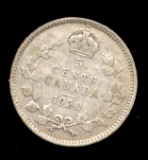1920 ... 5 Cents Silver ... Canada