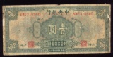 1 Dollar ... 1928 ...Old China Currency