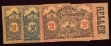 3 Note Set - 1920 Notegeld