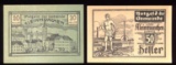 2 Note Set - 1920 Notegeld