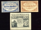 3 Note Set - 1920 Notegeld
