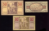 3 Note Set - 1920 Notegeld