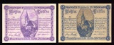 2 Note Set - 1920 Notegeld