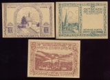 3 Note Set - 1920 Notegeld