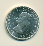 1864/1964 CANADIAN SILVER DOLLAR