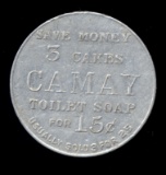 Cinn, OH ... Good for 3 Cakes of Camay Soap