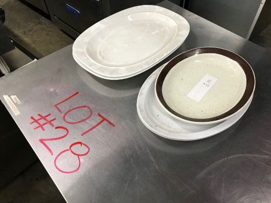 Oval Shaped Serving Plates