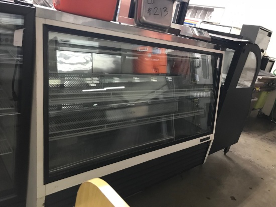 True 27" Straight Glass Deli Display Case