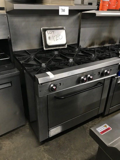 South Bend 6 burner range