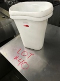 White Waste Basket