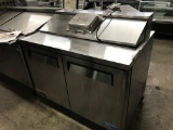 Turbo Air 2 Door Prep Table Refrigerator
