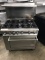 DCS 6 BURNER STOVE W/ OVEN BELOW