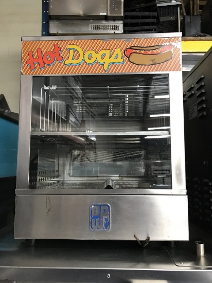 hot dog display warmer