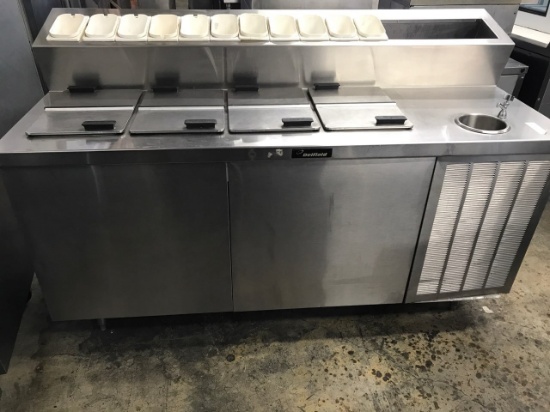 DELFIELD ICE CREAM CHEST FREEZER W/PUMP STATION