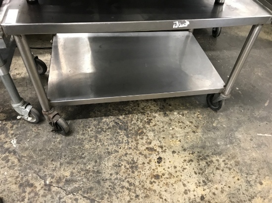 36" EQUIPMENT STAND WITH CASTERS