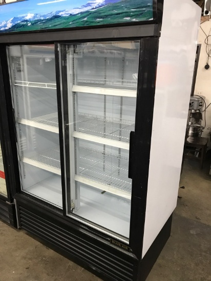 BLUE AIR 2 SLIDING GLASS DOOR REFRIGERATOR