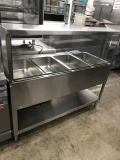 DUKE 4 COMPARTMENT ELECTRIC STEAM TABLE