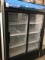 Blue air 2 glass sliding door beverage refrigerator