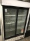 True 2 glass sliding beverage refrigerator