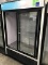 Turbo air 2 glass sliding door beverage refrigerator
