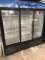 true 3 glass sliding door beverage refrigerator
