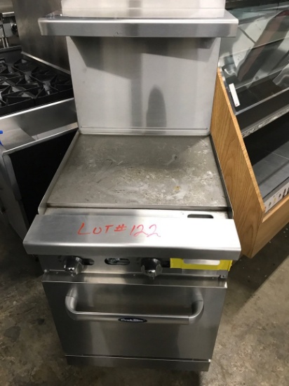 Cookrite 24" griddle stove w/oven below