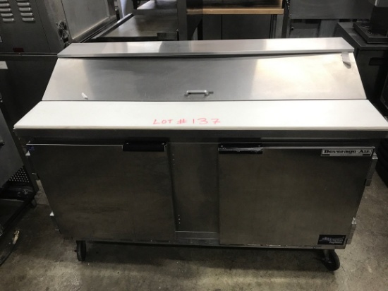 Beverage Air 60" sandwich prep table